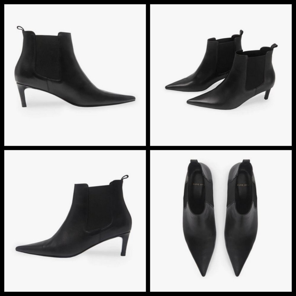 💕ANINE BING💕 Stevie Boots ~ Black Leather 37 New Without Box - Picture 5 of 16